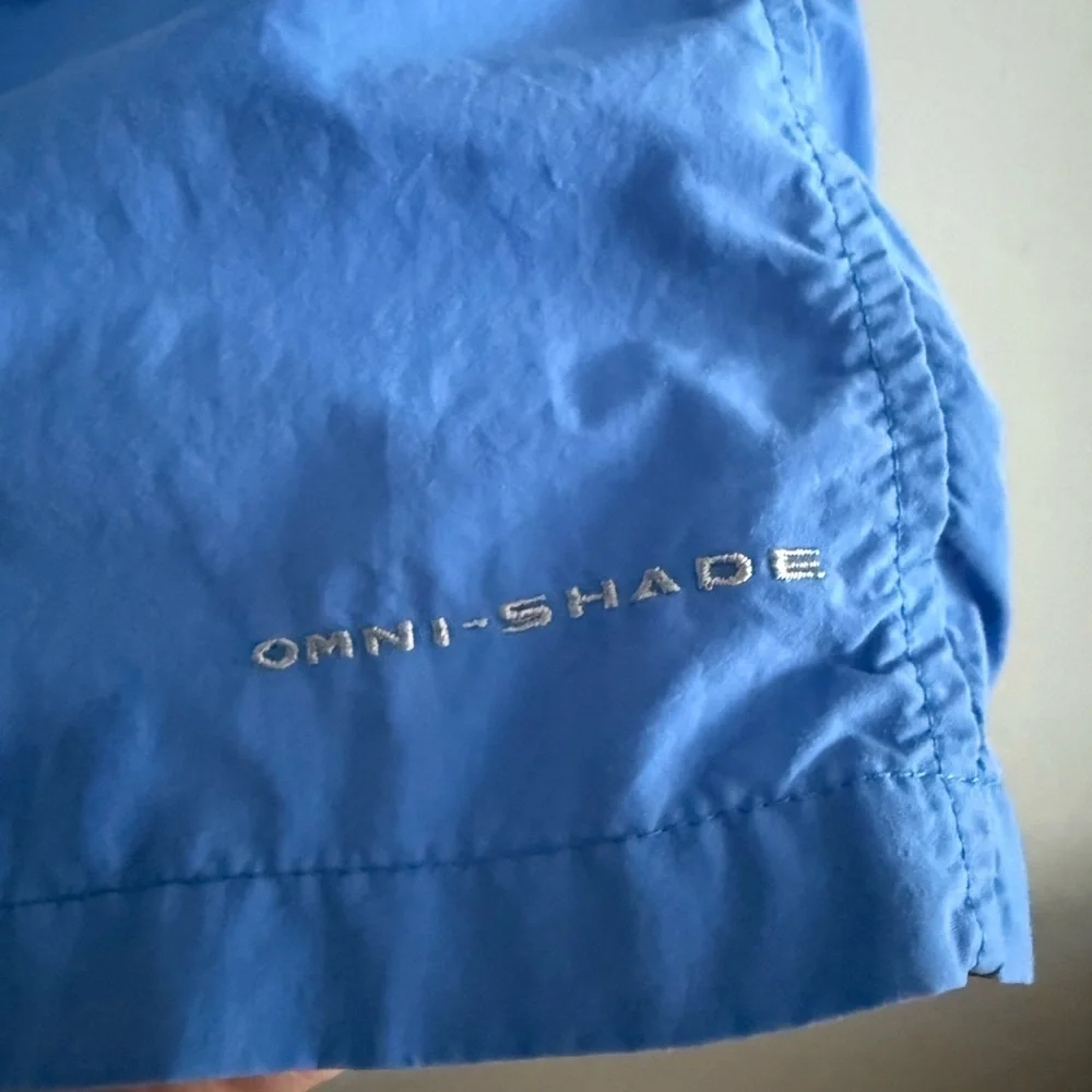 Columbia PFG Omni-Shade Fishing Shorts Blue Men’s Large Performance Gear